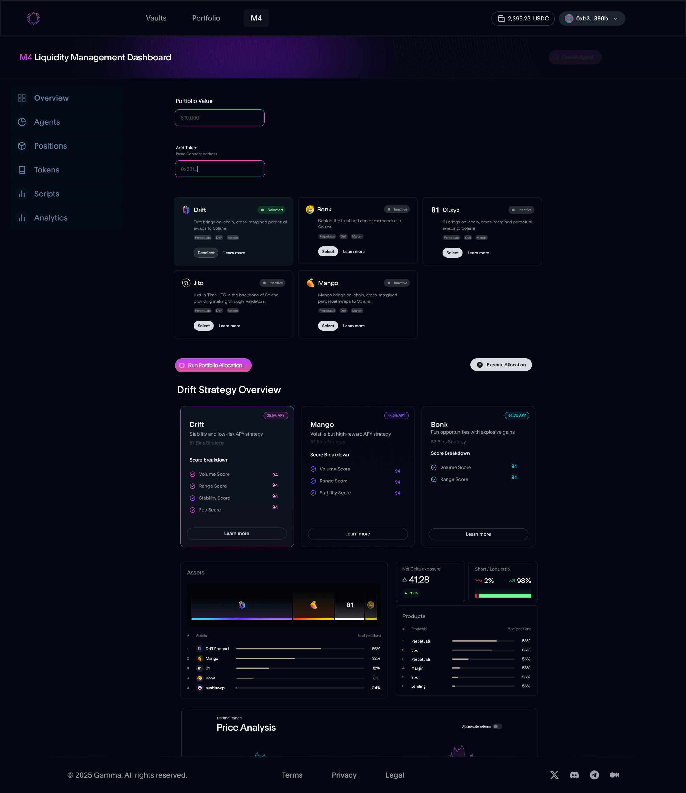 Gamma create agent interface